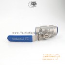 شیر گازی (توپی Ball Valve) دو تکه دنده ای استنلس استیل