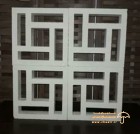 مشبک بتنی شبکه سیمانی دیوارمشبک سیمانی پوشش کولرو پکیج